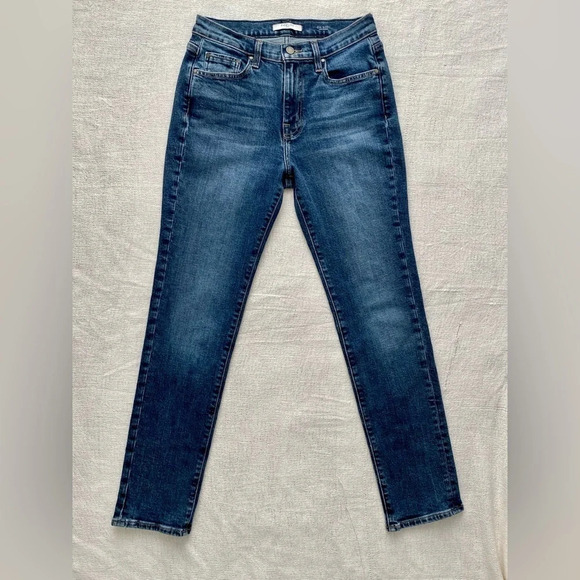 Fidelity Denim Oh Boy Boyfriend Jeans - High Rise Dark Wash - Picture 3 of 13